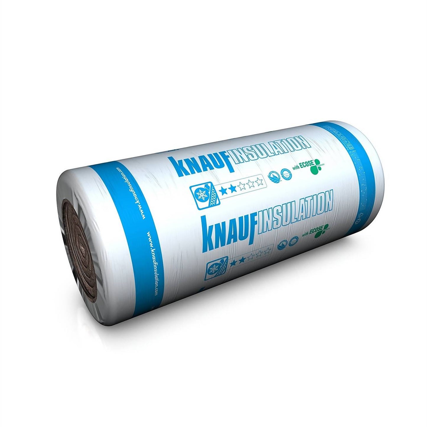 Knauf 100mm Loft Insulation Roll - 13.89m² Coverage (2x570mm Rolls)