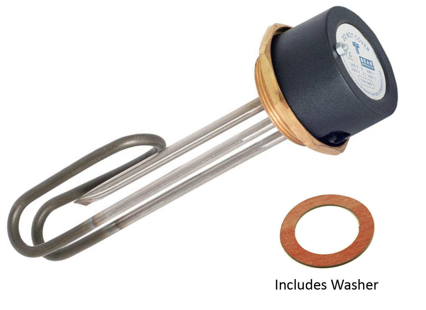 Tesla 11″ Incoloy Immersion Heater with 2.1/4″ Boss – TIH640
