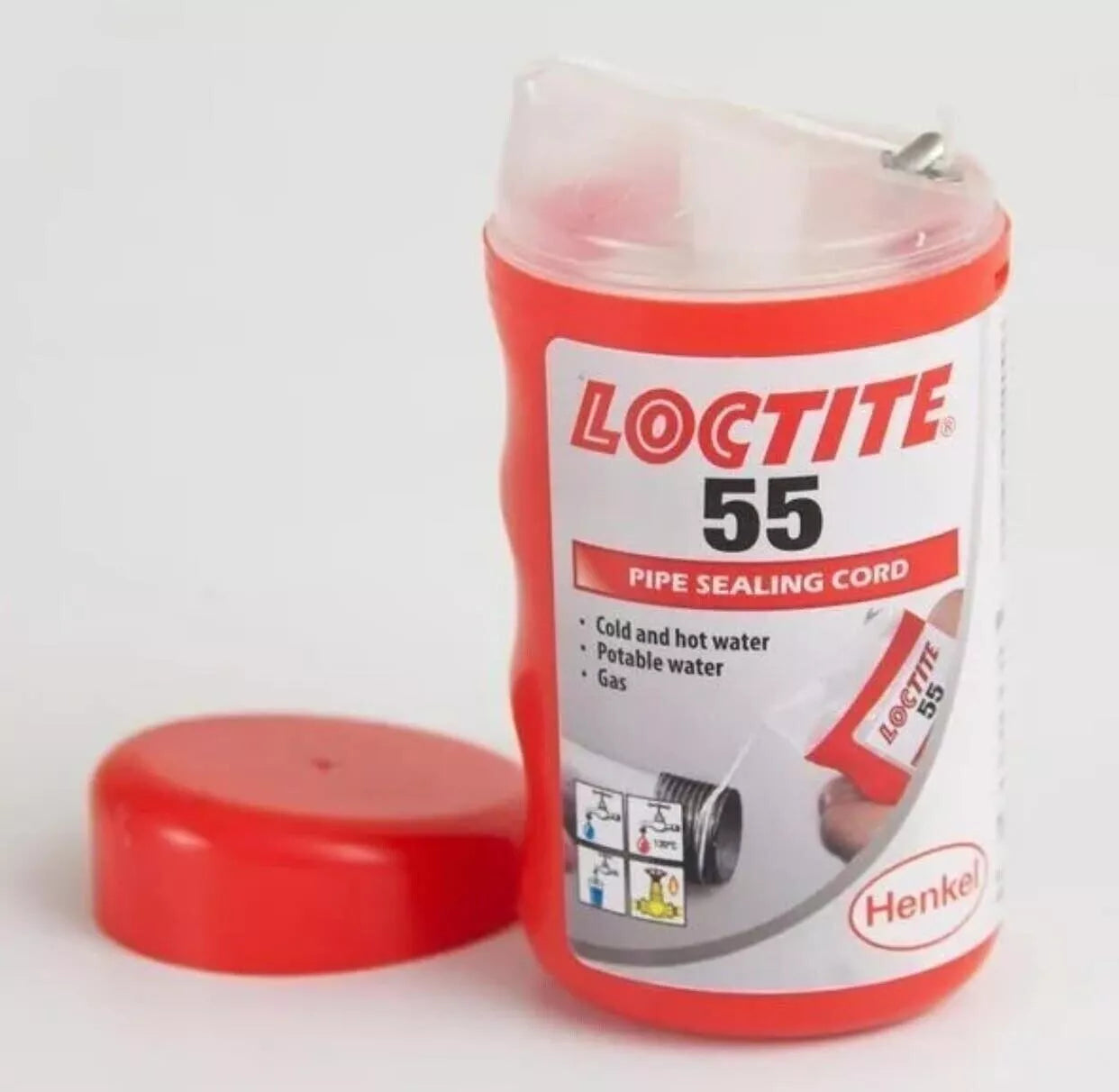 Loctite 55 Pipe Sealing Cord – 160m for Reliable Thread Sealing
