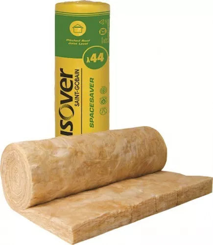 200mm Isover Spacesaver Loft Roll Insulation – 6.03m² Coverage